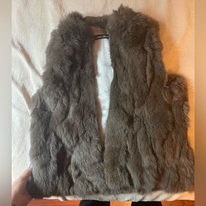 Fur vest size s m